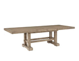 Napa 108-inch Dining Table with 2/18-inch Leaves, Sand from Steve Silver - Luna Furniture