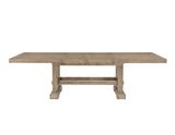 Napa 108-inch Dining Table with 2/18-inch Leaves, Sand from Steve Silver - Luna Furniture