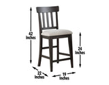 Napa 24″ Counter Stool, Set of 2 from Steve Silver - Luna Furniture