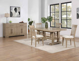 Napa Weathered Sand Dining Room Set from Steve Silver - Luna Furniture