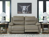 Narwhal Place Pebble 2-Piece Power Reclining Loveseat from Ashley - Luna Furniture