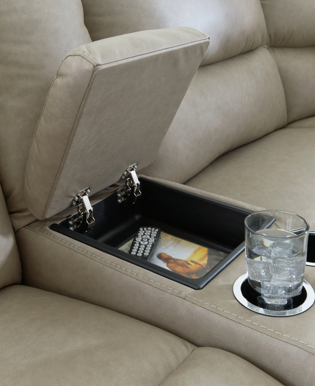 Narwhal Place Pebble 6-Piece Power Reclining Sectional from Ashley Furniture - Luna Furniture