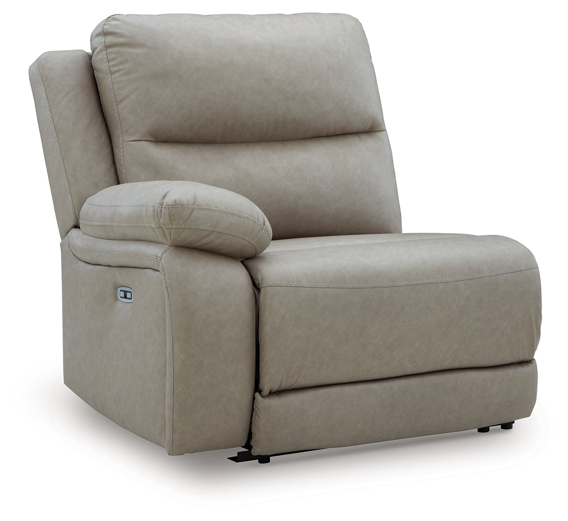 Narwhal Place Pebble Left-Arm Facing Power Recliner from Ashley - Luna Furniture