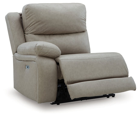 Narwhal Place Pebble Left-Arm Facing Power Recliner from Ashley - Luna Furniture