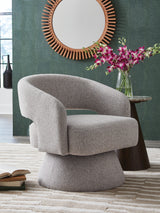 Nashkins Pebble Swivel Accent Chair from Ashley - Luna Furniture