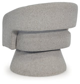 Nashkins Pebble Swivel Accent Chair from Ashley - Luna Furniture