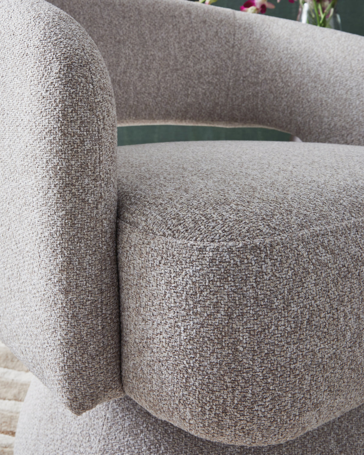 Nashkins Pebble Swivel Accent Chair from Ashley - Luna Furniture