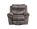 Nashville Gray 3-Piece Reclining Living Room Set from Steve Silver - Luna Furniture