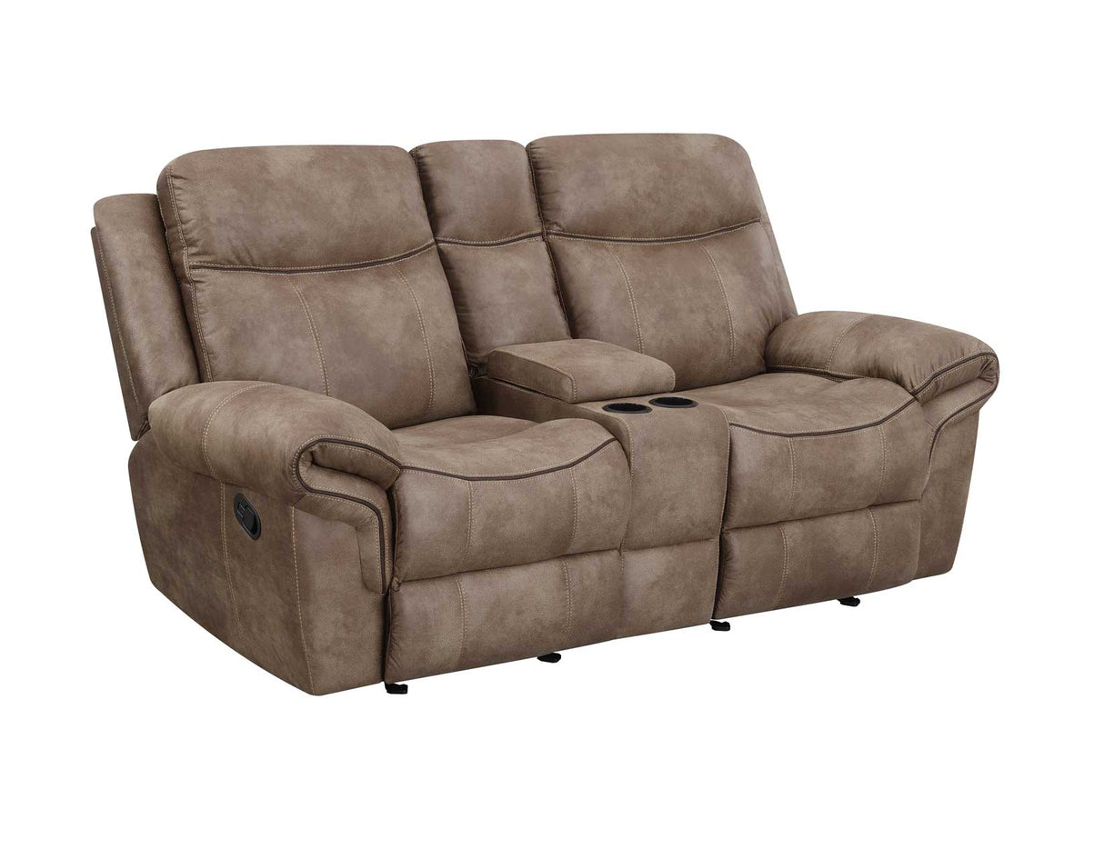 Nashville Cocoa 3-Piece Reclining Living Room Set from Steve Silver - Luna Furniture