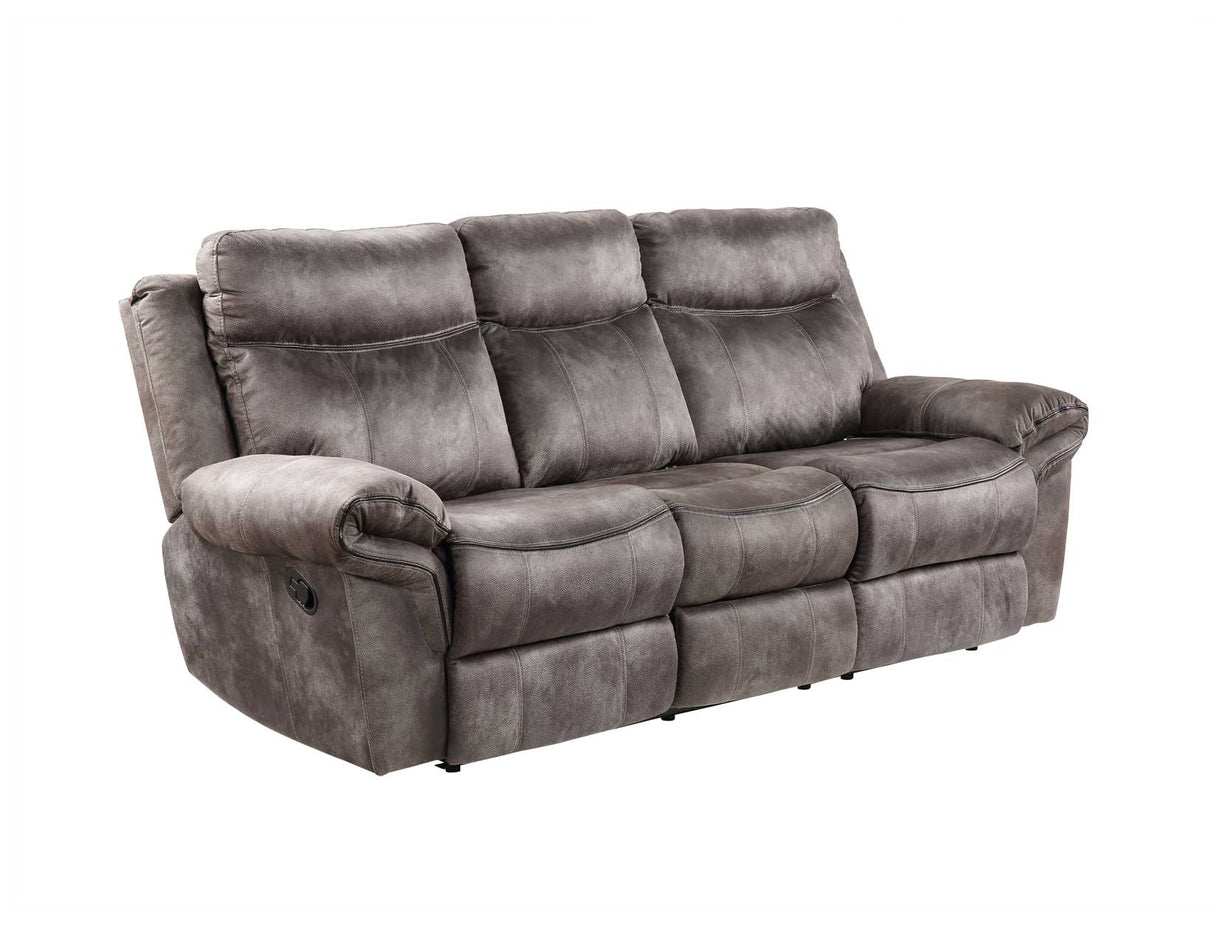 Nashville Gray Reclining Sofa w/Drop-Down Console from Steve Silver - Luna Furniture