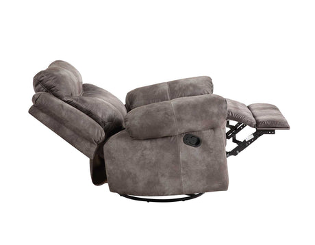 Nashville Gray Swivel Glider Recliner from Steve Silver - Luna Furniture