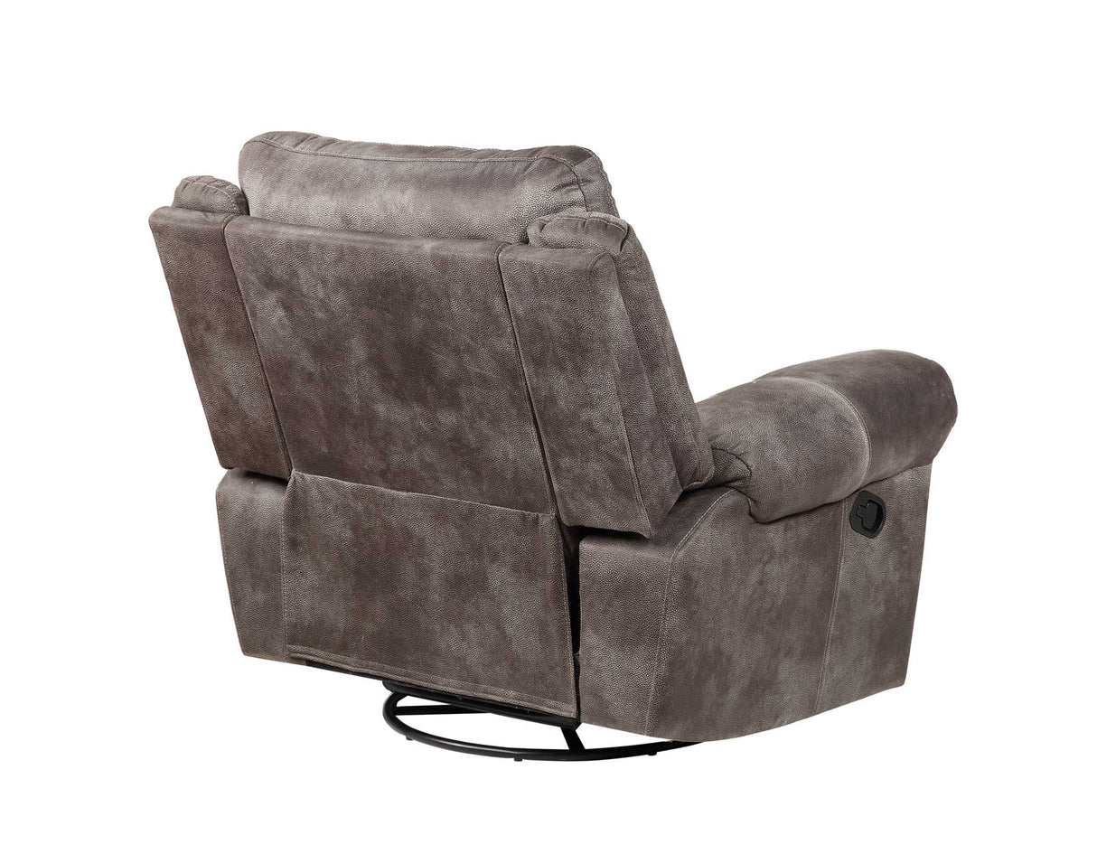 Nashville Gray Swivel Glider Recliner from Steve Silver - Luna Furniture