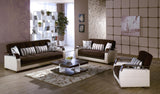 Natural Colins Brown 3-Seat Sleeper Sofa from Bellona - Luna Furniture