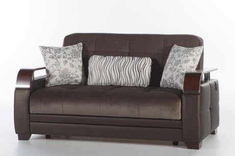 Natural Prestige Brown Loveseat from Bellona - Luna Furniture