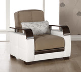 Natural Naomi Light Brown Loveseat from Bellona - Luna Furniture