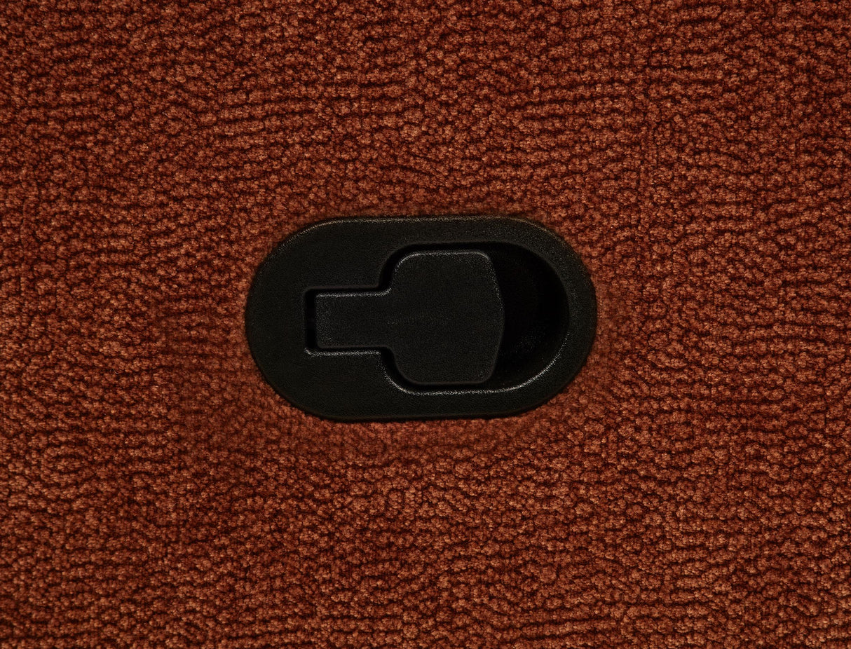 Navarro Burnt Orange Chenille Upholstered Glider Recliner from Coaster - Luna Furniture