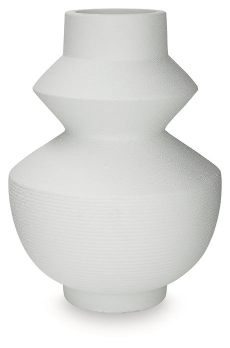 Naveen White Vase from Ashley Furniture - Luna Furniture