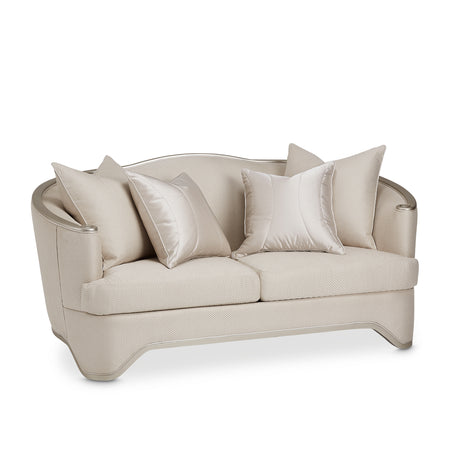 London Place Lt. Champagne Loveseat Light Champagne from Michael Amini - Luna Furniture