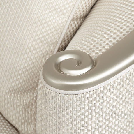 London Place Lt. Champagne Loveseat Light Champagne from Michael Amini - Luna Furniture