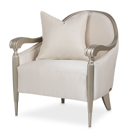 London Place Lt. Champagne Accent Chair from Michael Amini - Luna Furniture