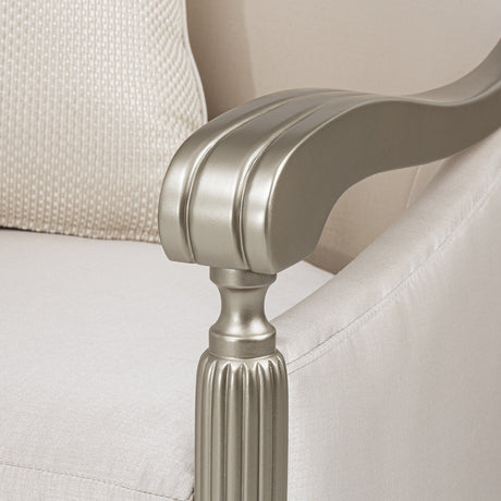 London Place Lt. Champagne Accent Chair from Michael Amini - Luna Furniture