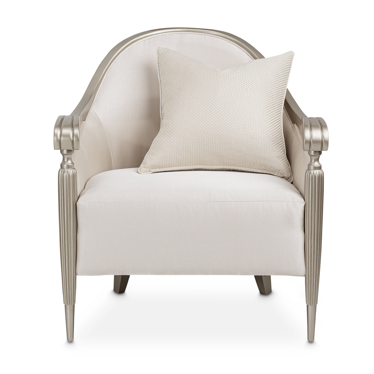 London Place Lt. Champagne Accent Chair from Michael Amini - Luna Furniture