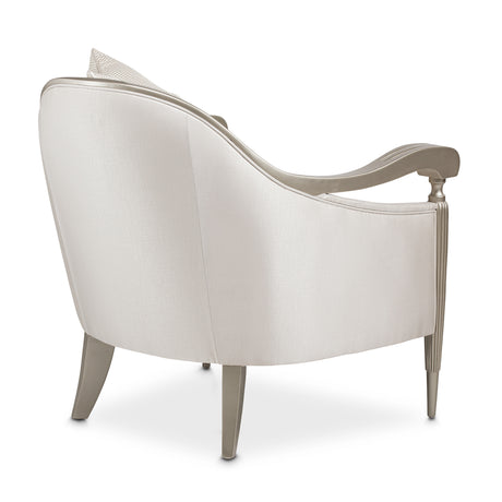 London Place Lt. Champagne Accent Chair from Michael Amini - Luna Furniture