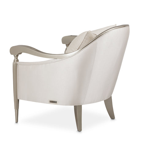 London Place Lt. Champagne Accent Chair from Michael Amini - Luna Furniture