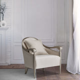 London Place Lt. Champagne Accent Chair from Michael Amini - Luna Furniture
