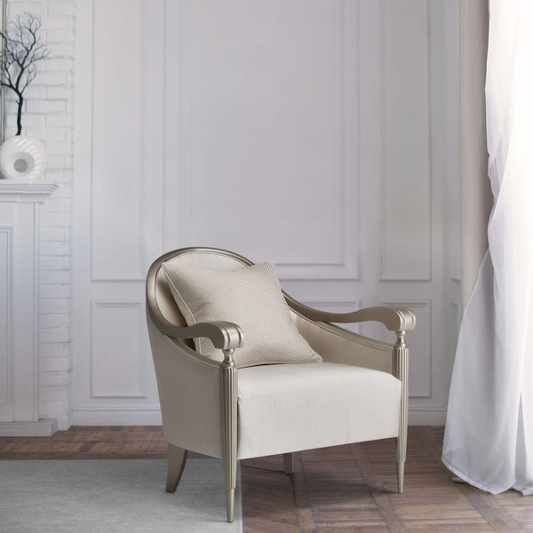 London Place Lt. Champagne Accent Chair