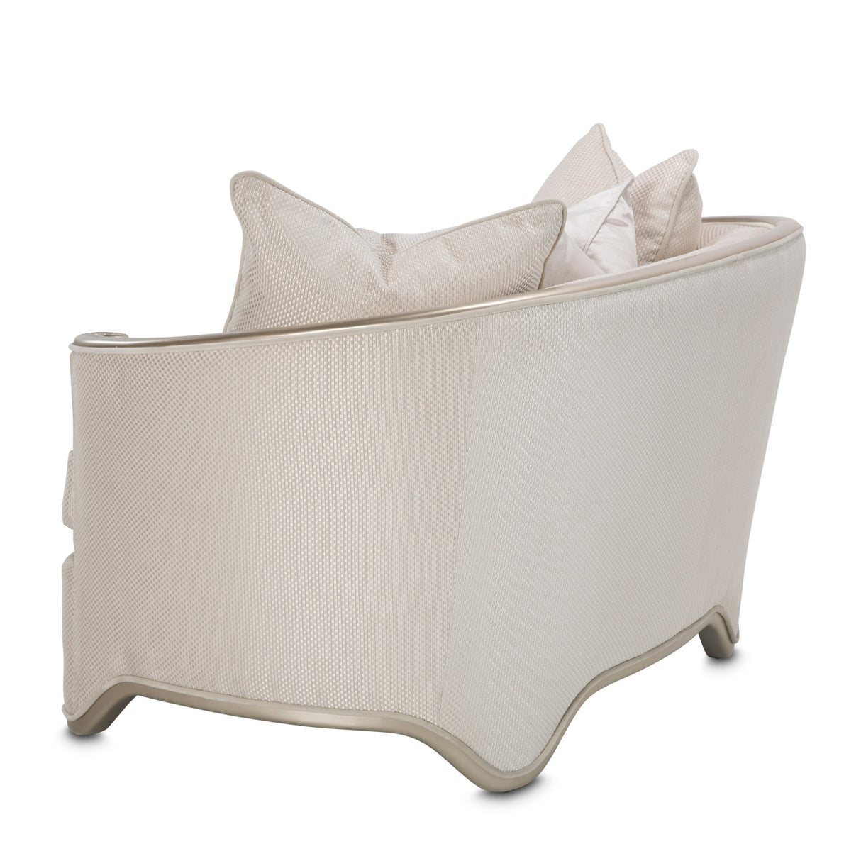 London Place Lt. Champagne Chair & A Half from Michael Amini - Luna Furniture