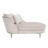 London Place Lt. Champagne Chaise from Michael Amini - Luna Furniture