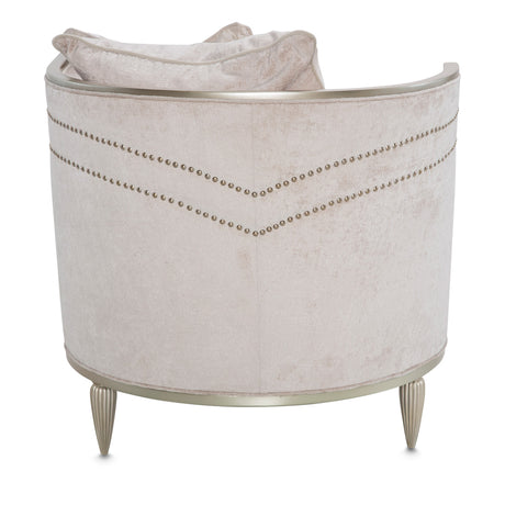 London Place Lt. Champagne Chaise from Michael Amini - Luna Furniture
