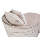 London Place Lt. Champagne Chaise from Michael Amini - Luna Furniture