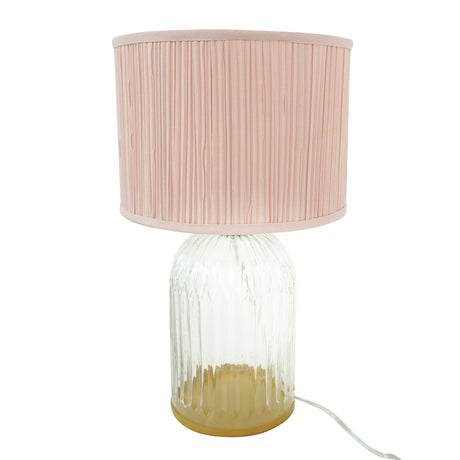 Nebulis Table Lamp Gold - Clear and Pink from Ashcroft Furniture - Luna Furniture