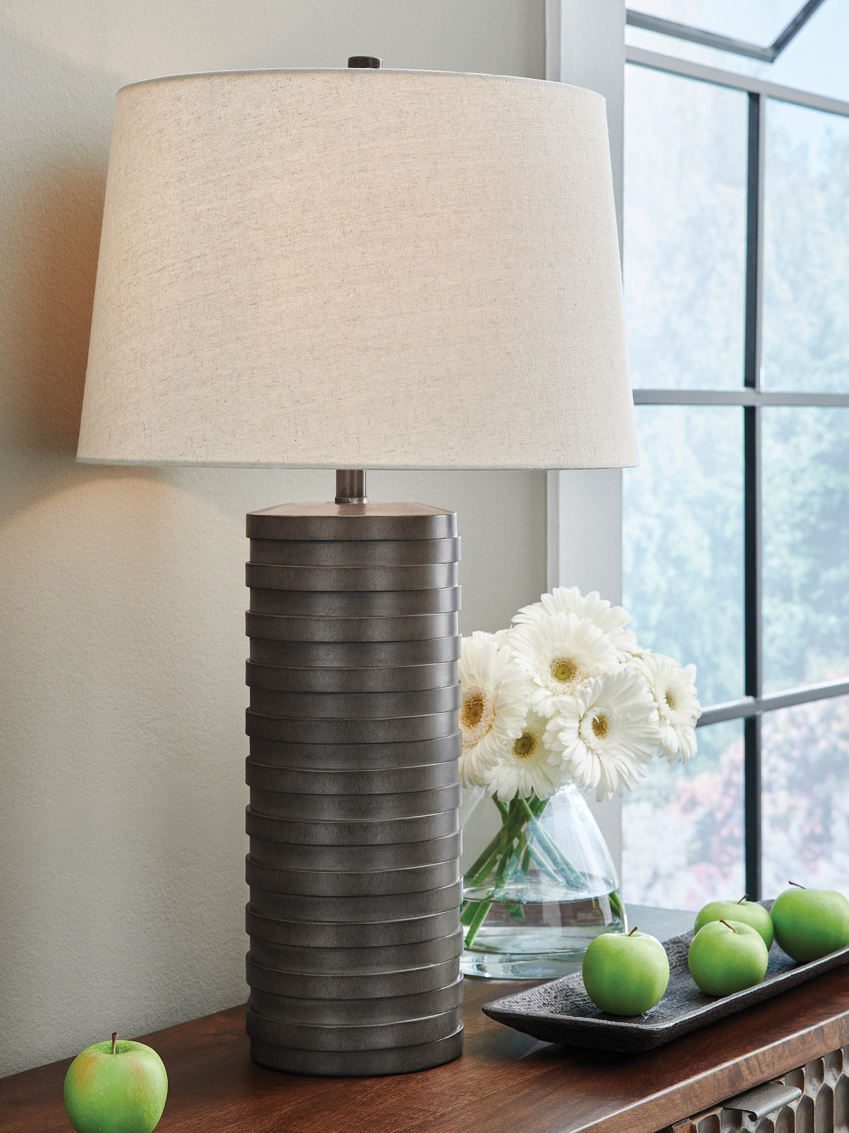Neilett Antique Brown Table Lamp (Set of 2) from Ashley - Luna Furniture