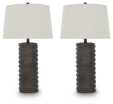 Neilett Antique Brown Table Lamp (Set of 2) from Ashley - Luna Furniture