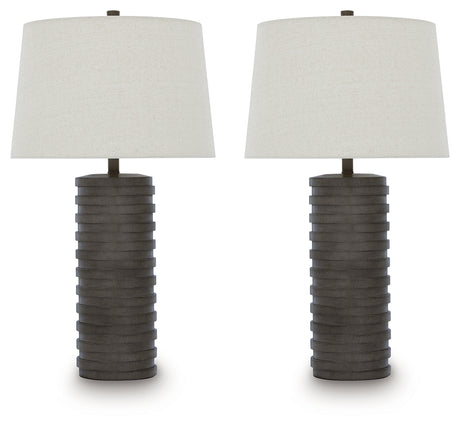 Neilett Antique Brown Table Lamp (Set of 2) from Ashley Furniture - Luna Furniture