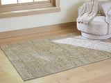 Neroham Gray/Brown/Cream Medium Rug from Ashley Furniture - Luna Furniture