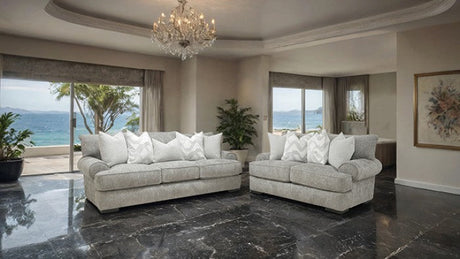 Nerone Gray Loveseat from Furniture of America - Luna Furniture