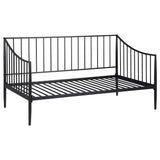Newbury Metal Twin Daybed Bed Frame Matte Black from Coaster - Luna Furniture