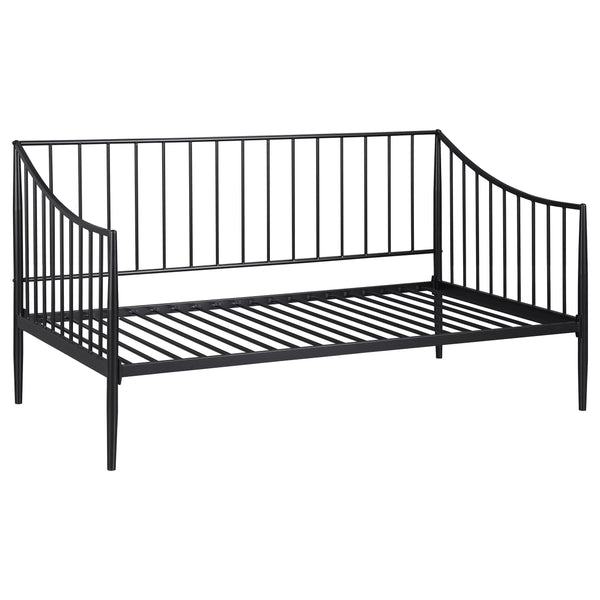 Newbury Matte Black Twin Metal Daybed Frame