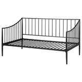 Newbury Metal Twin Daybed Bed Frame Matte Black from Coaster - Luna Furniture