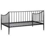 Newbury Metal Twin Daybed Bed Frame Matte Black from Coaster - Luna Furniture