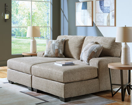 Newellen 3-Piece Sectional and Oversized Ottoman from Ashley - Luna Furniture