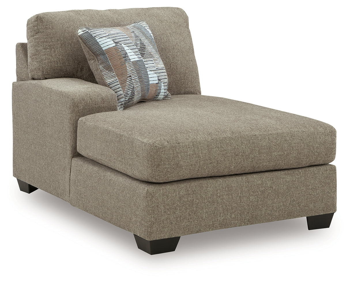 Newellen 3-Piece Sectional and Oversized Ottoman from Ashley - Luna Furniture