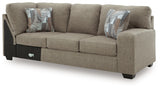 Newellen 3-Piece Sectional and Oversized Ottoman from Ashley - Luna Furniture