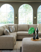Newellen 3-Piece Sectional and Oversized Ottoman from Ashley - Luna Furniture
