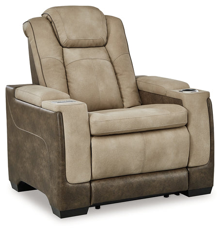 Next-Gen DuraPella Sand Power Reclining Loveseat and Power Recliner from Ashley - Luna Furniture
