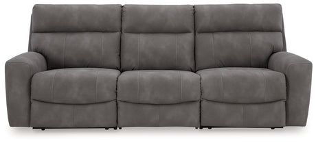 Next-Gen DuraPella Sofa and Loveseat in Slate from Ashley - Luna Furniture